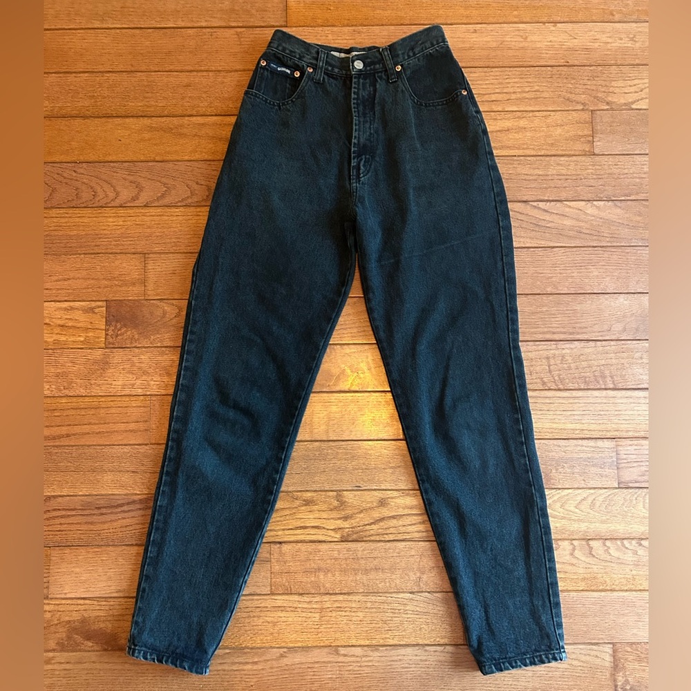 Black 90s mom jeans